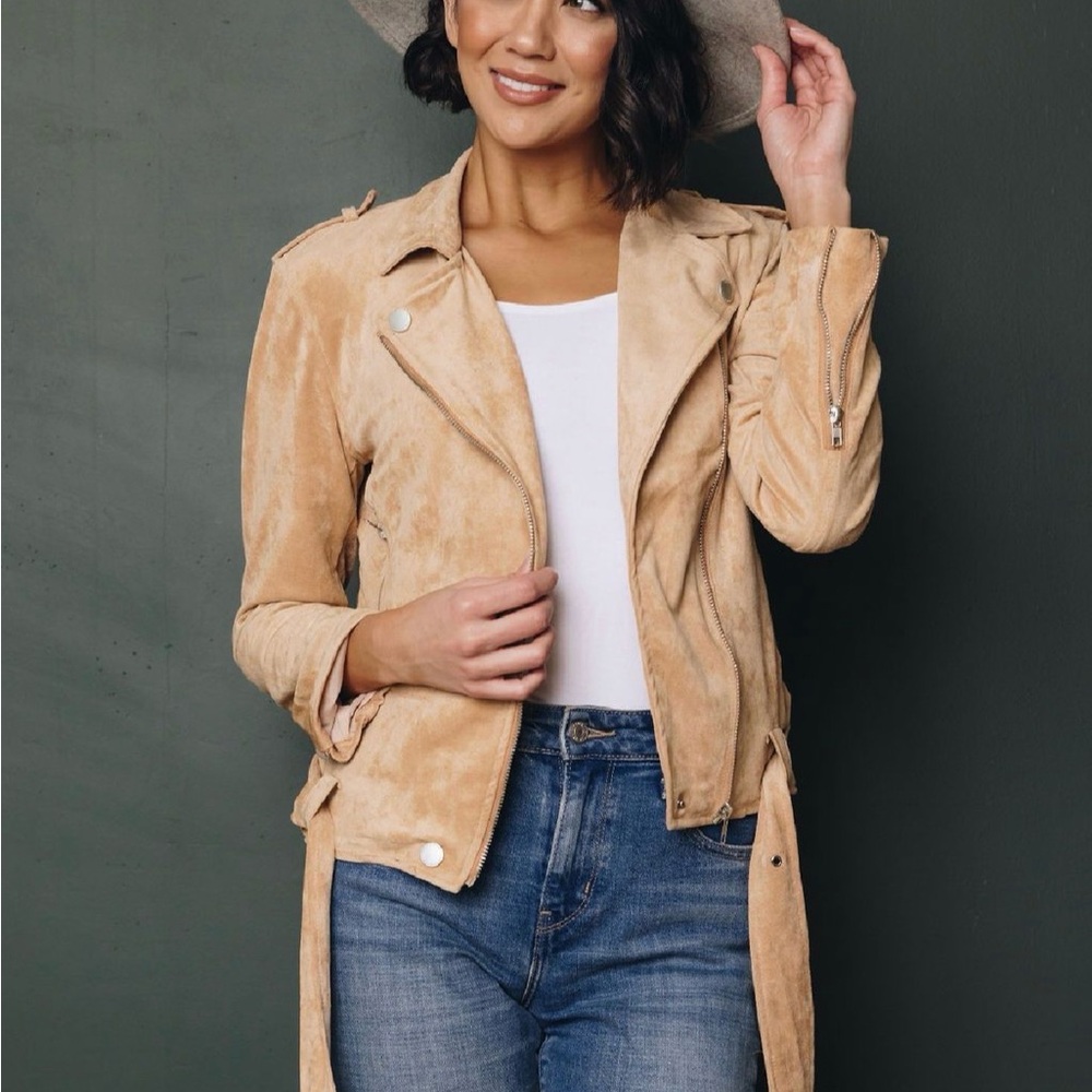 NWT Tan Suede Women's Jacket